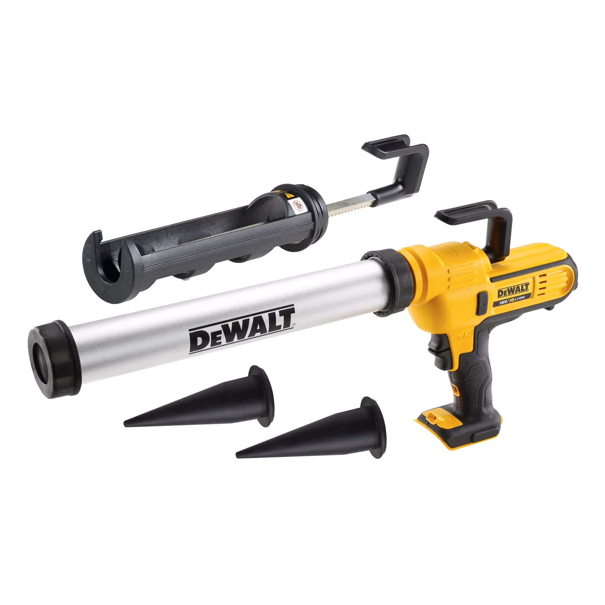 Pistolet à mastic XR 18V - tube long et support cartouche sans baetterie ni chargeur