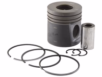 Piston et bague - adaptable sur tracteurs Mccormick, Landini, Massey Ferguson - ref 4115P011