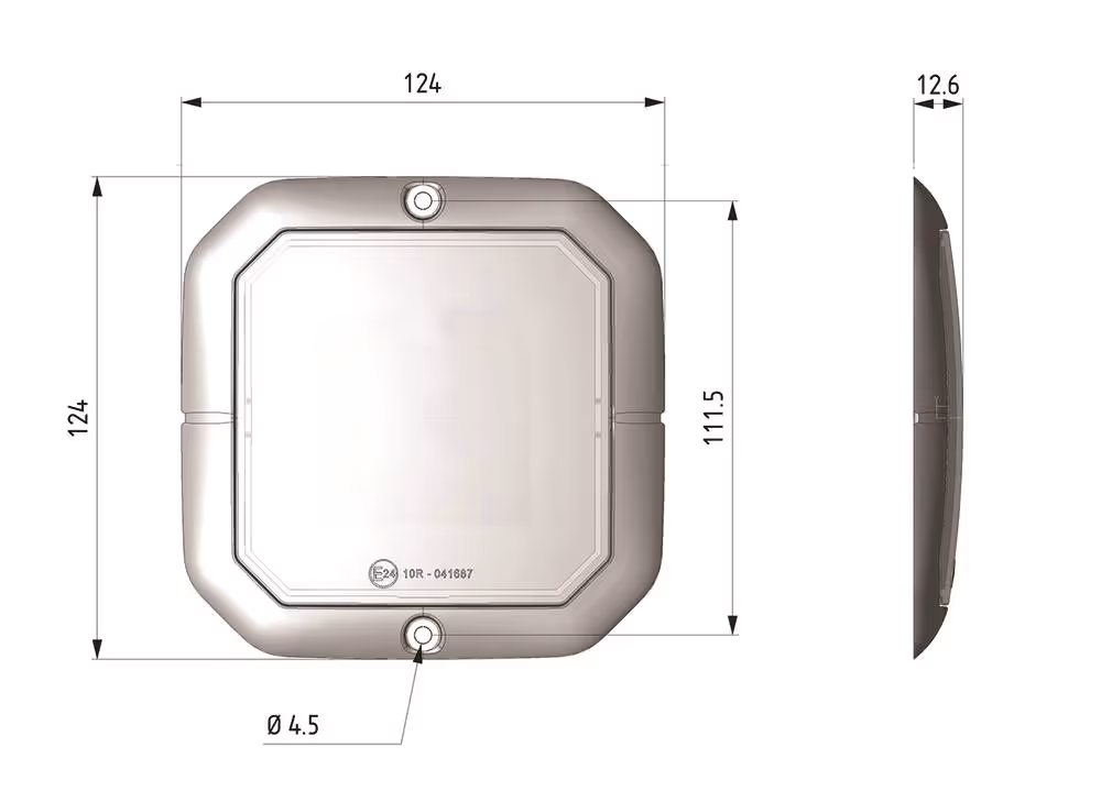 PLAFONNIER 6 LED