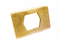 Plaque à lisier 102mm x 64mm Remplacement pour Howard Correspond à: 68624 - Vendu par 5