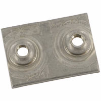 Plaque à souder simple inox GR.2