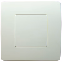 PLAQUE CACHE BOITE 75x75 VENUS BLANC