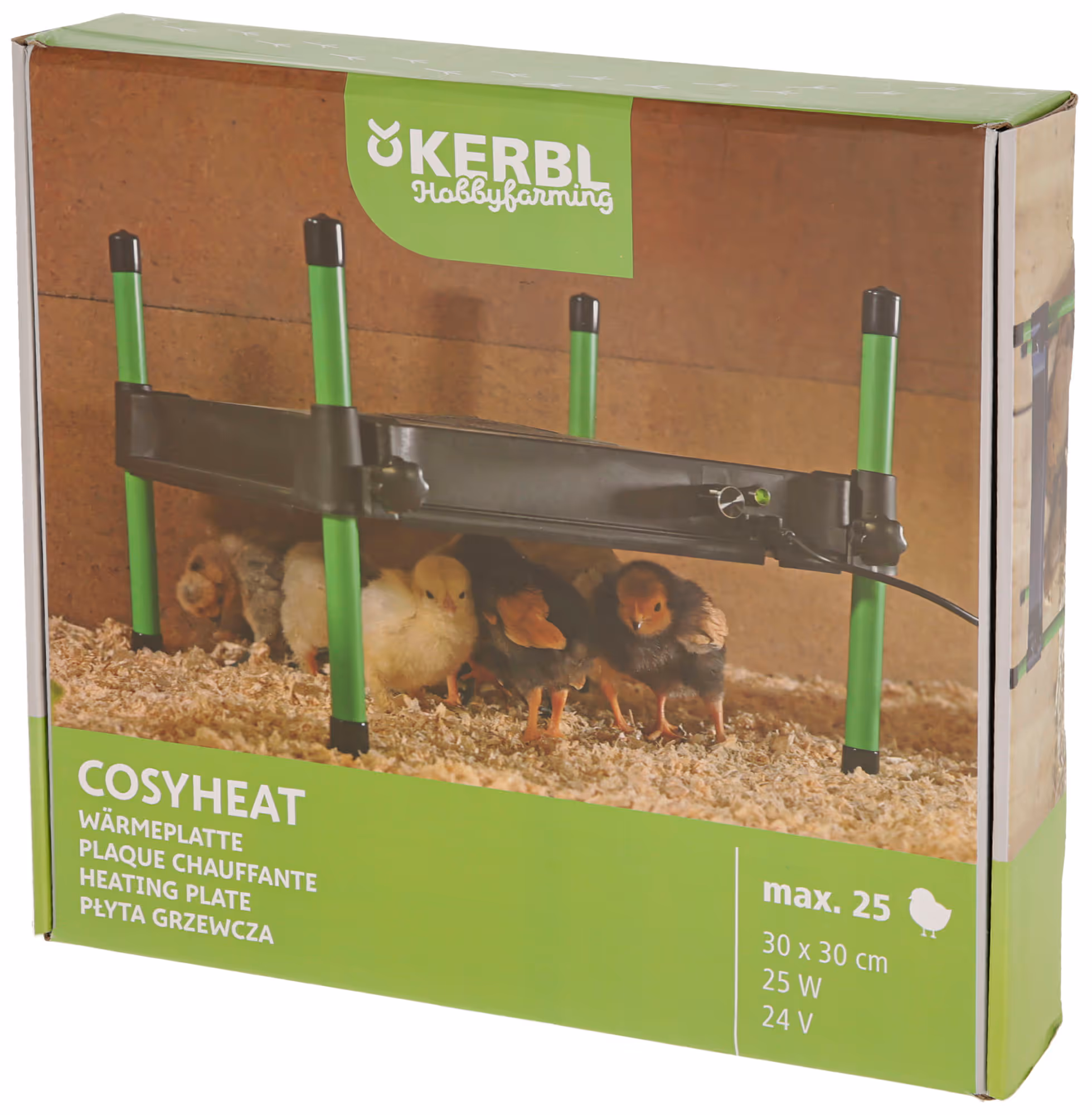 Plaque chauffante CosyHeat 24V, 25W, 30X30cm