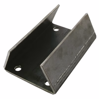 Plaque de fixation convient pour roue jockey, béquille ronde Ø 70 / 82.5 / 90 mm