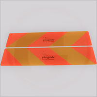 Plaque de signalisation Déportant sur la droite et sur la gauche