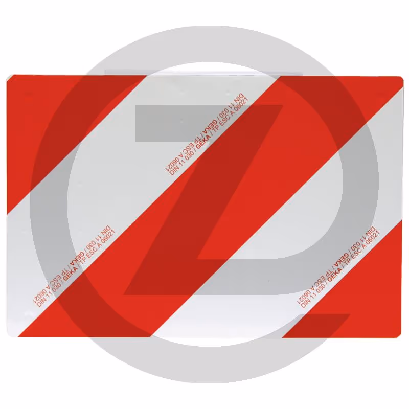 Plaque de signalisation - double face