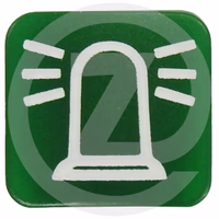 PLAQUE DE SYMBOLE D'INTERRUPTEUR - 7477