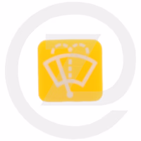 PLAQUE DE SYMBOLE D'INTERRUPTEUR - 74780