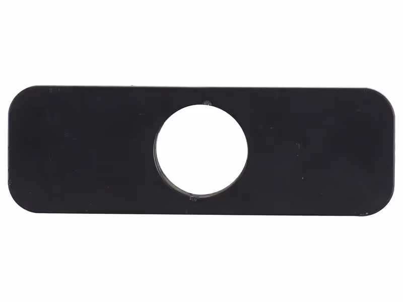Plaque inférieure 40x120mm Ø trou 28mm - adaptable sur tracteurs Massey Ferguson, Challenger - ref 4300416M1