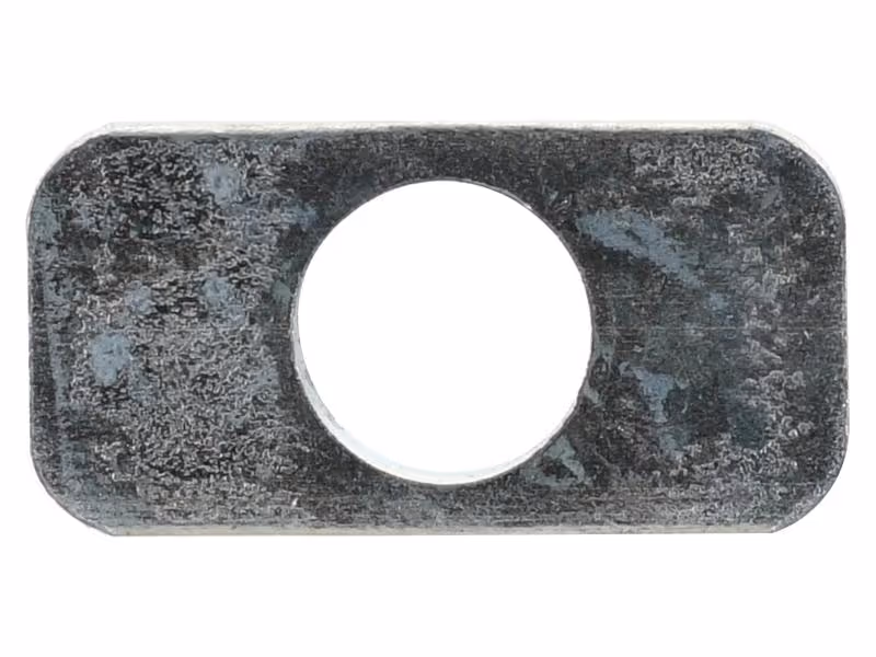 Plaque inférieure 40x82mm Ø trou 28mm - adaptable sur tracteurs Massey Ferguson, Challenger - ref 4303325M1