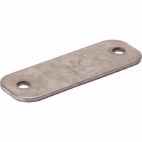 Plaque recouvr. simple inox A6