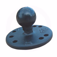 Plaque ronde 1/4" 20