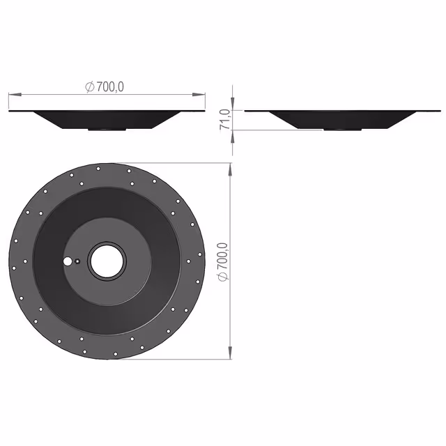 PLAQUE ROTOR INFÉRIEURE SIP156055403