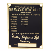 Plaque signalétique