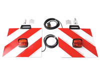 Plaques réflechissantes avec éclairage halogène 12V, Gauche/Droit