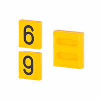 Plaquette "6/9" pour collier d'identification