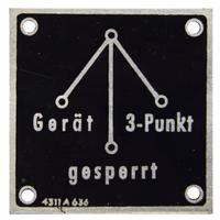 Plaquette  levier de force