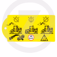 Plaquette ref 42613 adaptable Merlo