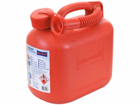 Plastique Bidon - Rouge 5 litre (Essence)