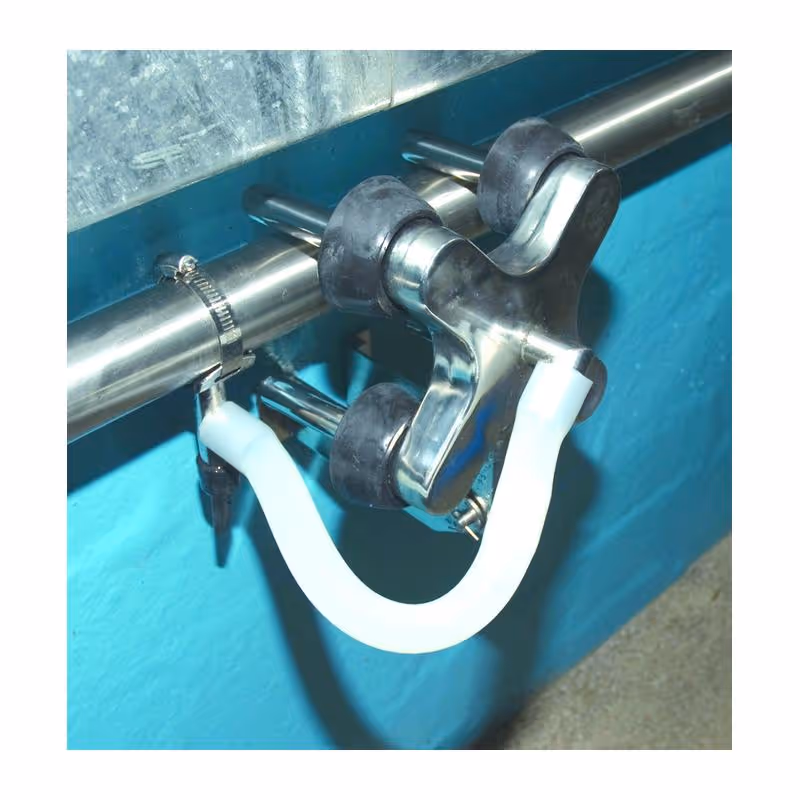 Plateau de lavage inox fixation murale coupelles Ø60.5mm (x4)