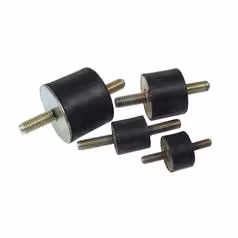 Plot anti-vibratoire - Boulon à boulon, Ø30mm. - Vendu par 4