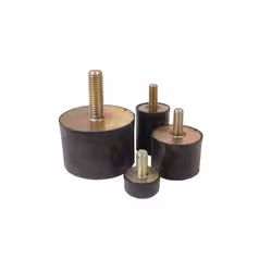 Plot anti-vibratoire - Boulon à Pied, Ø60mm. - Vendu par 4