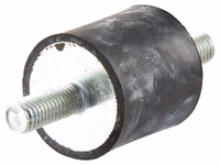 Plot anti-vibratoire - Boulon à boulon, Ø30mm. - Vendu par 4