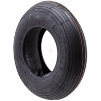 Pneu de brouette avec chambre à air 3.50 x 6 TR13