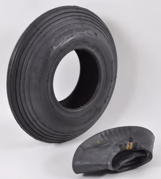 Pneu de brouette avec chambre à air 3.50 x 6 TR87