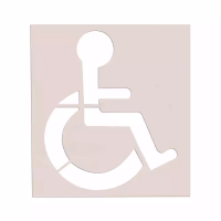 POCHOIR REUTILISABLE PVC 1MM "HANDICAPE" 850x450MM