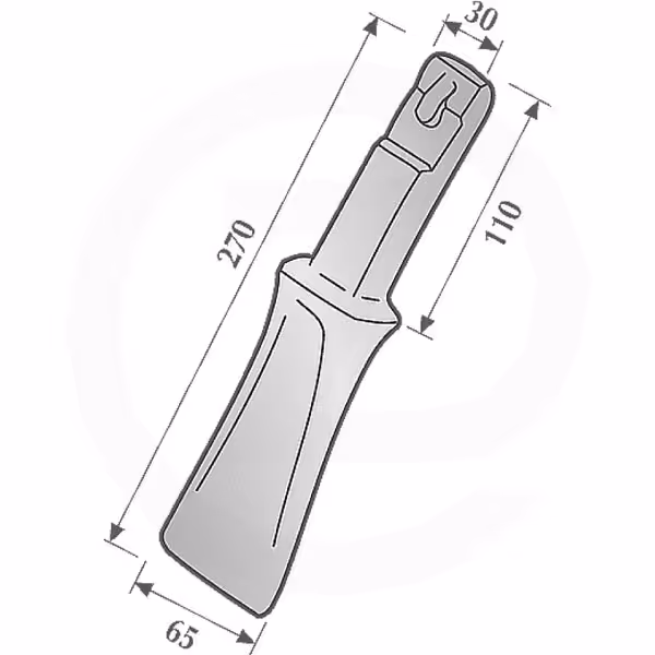 Dent de herse rotative Dutzi Adaptable