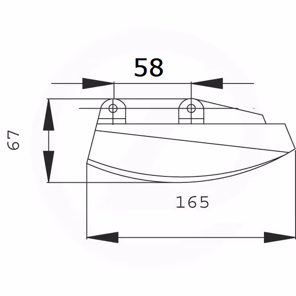 Pointe soc pour semoir Ribouleau 6716 Adaptable