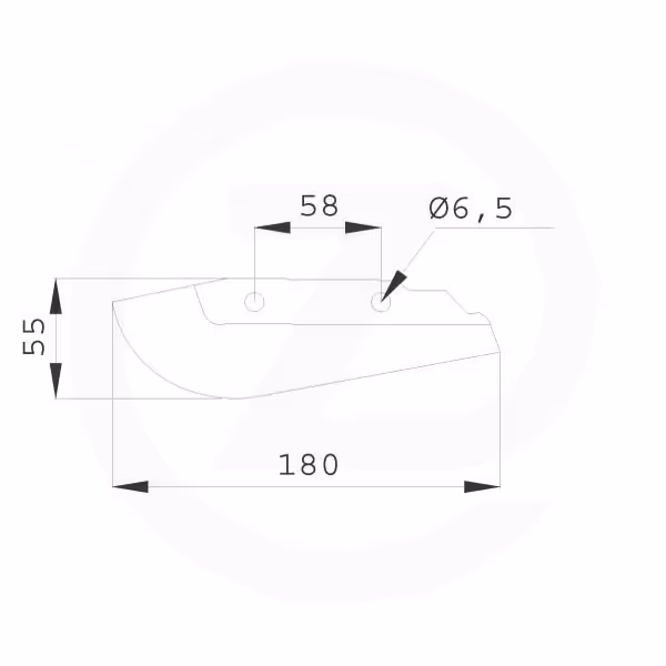 Pointe soc pour semoir Accord AC495924 Origine