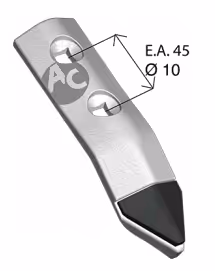 Pointe de soc TS Kverneland AC430800 carbure