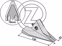 Pointe dechaumeur interchangeable Adaptable