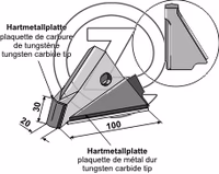 Pointe dechaumeur Gauche Adaptable