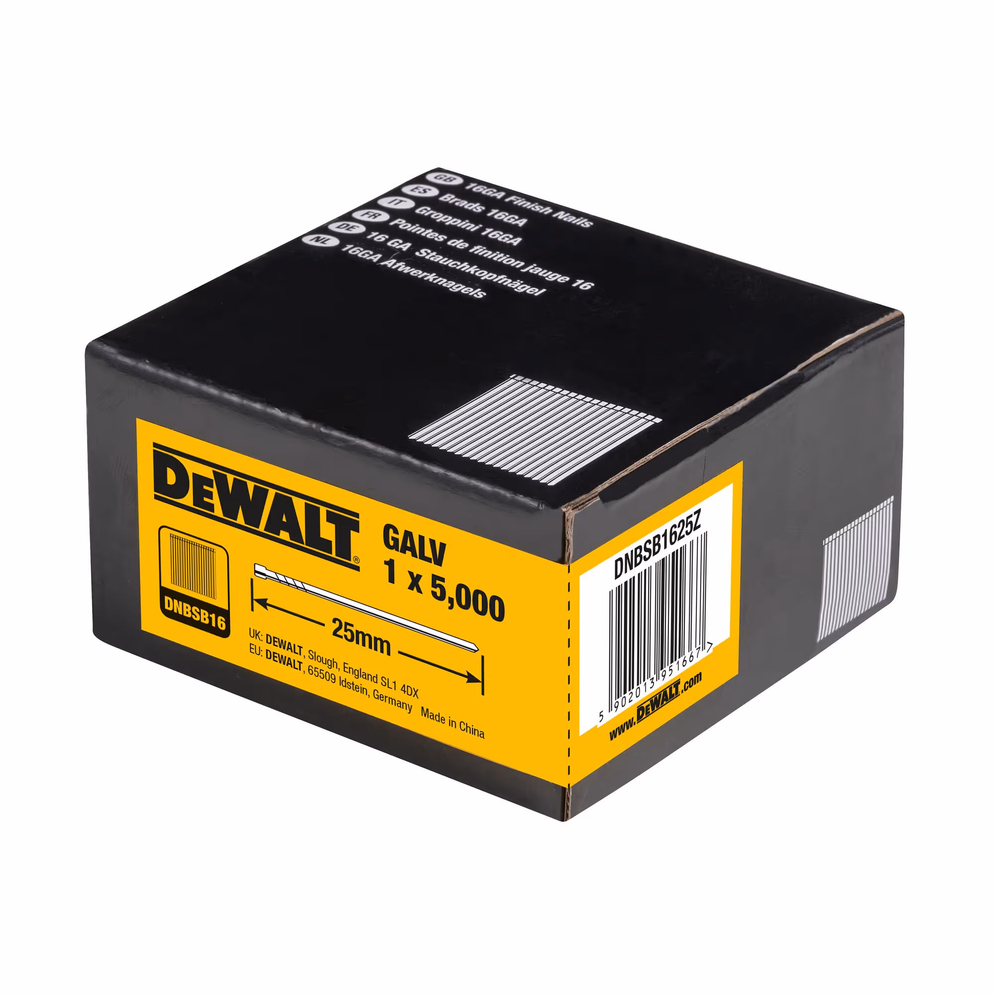Pointes 16Ga 1,2 x 25 mm