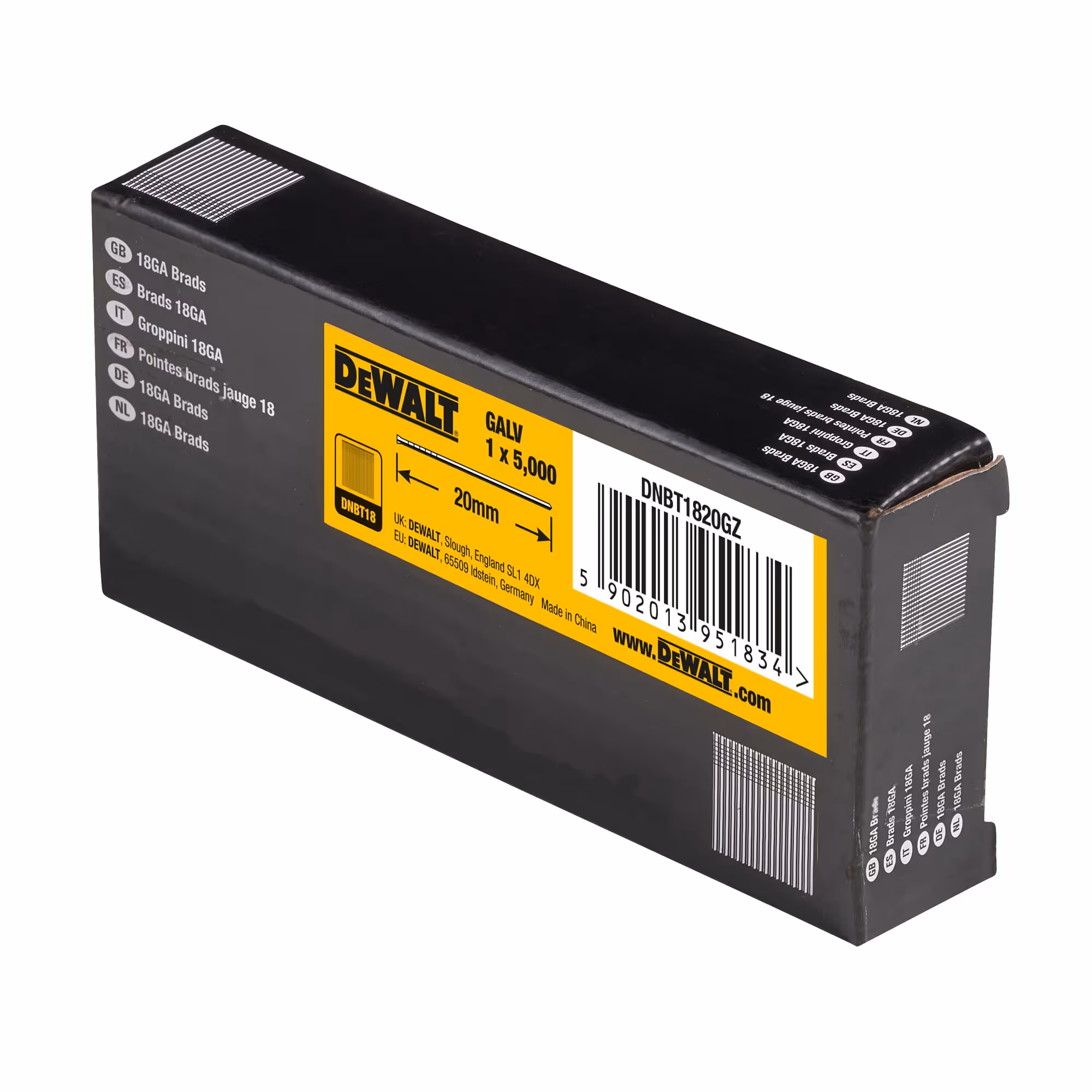 Pointes 18Ga 1,02 x 20 mm
