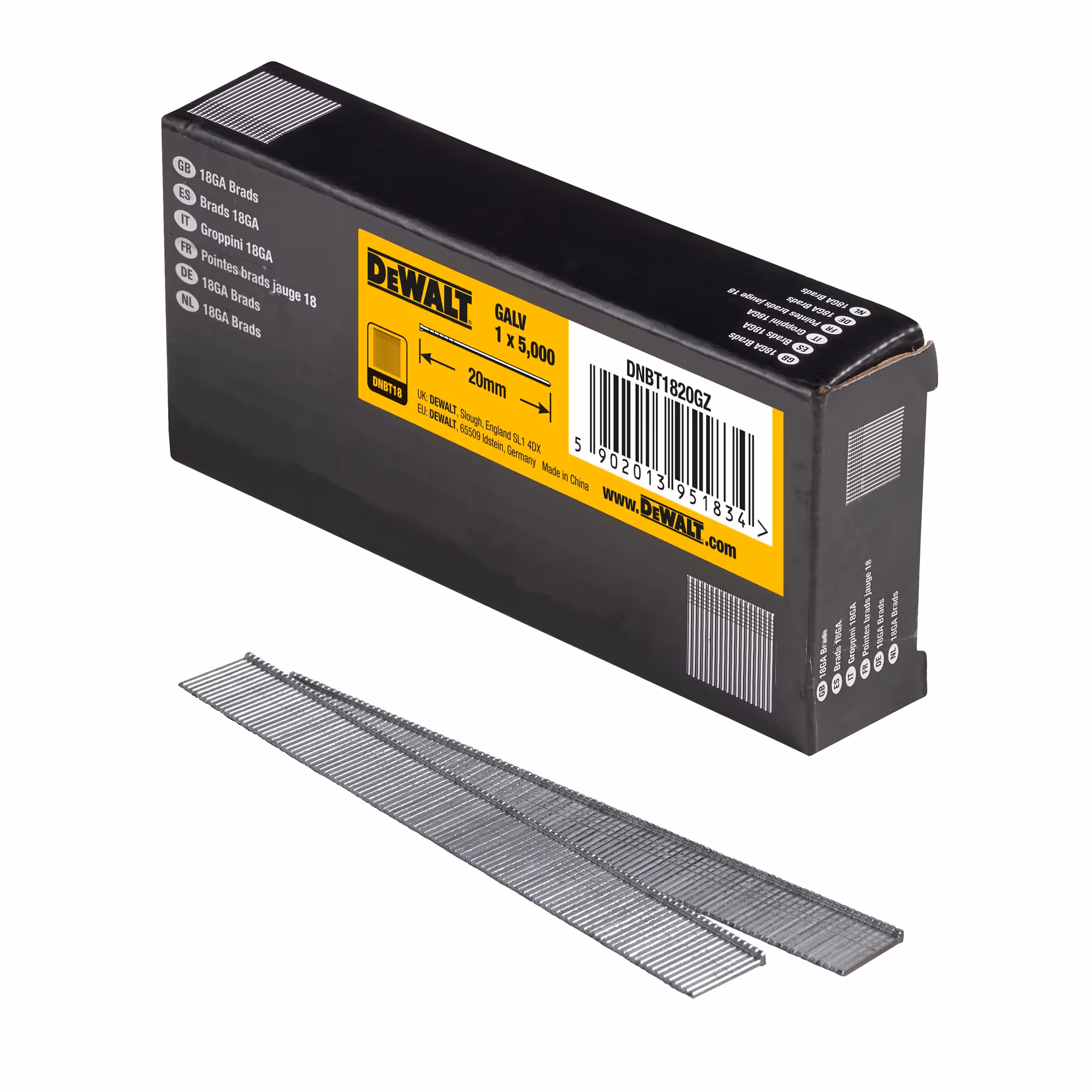 Pointes 18Ga 1,02 x 20 mm