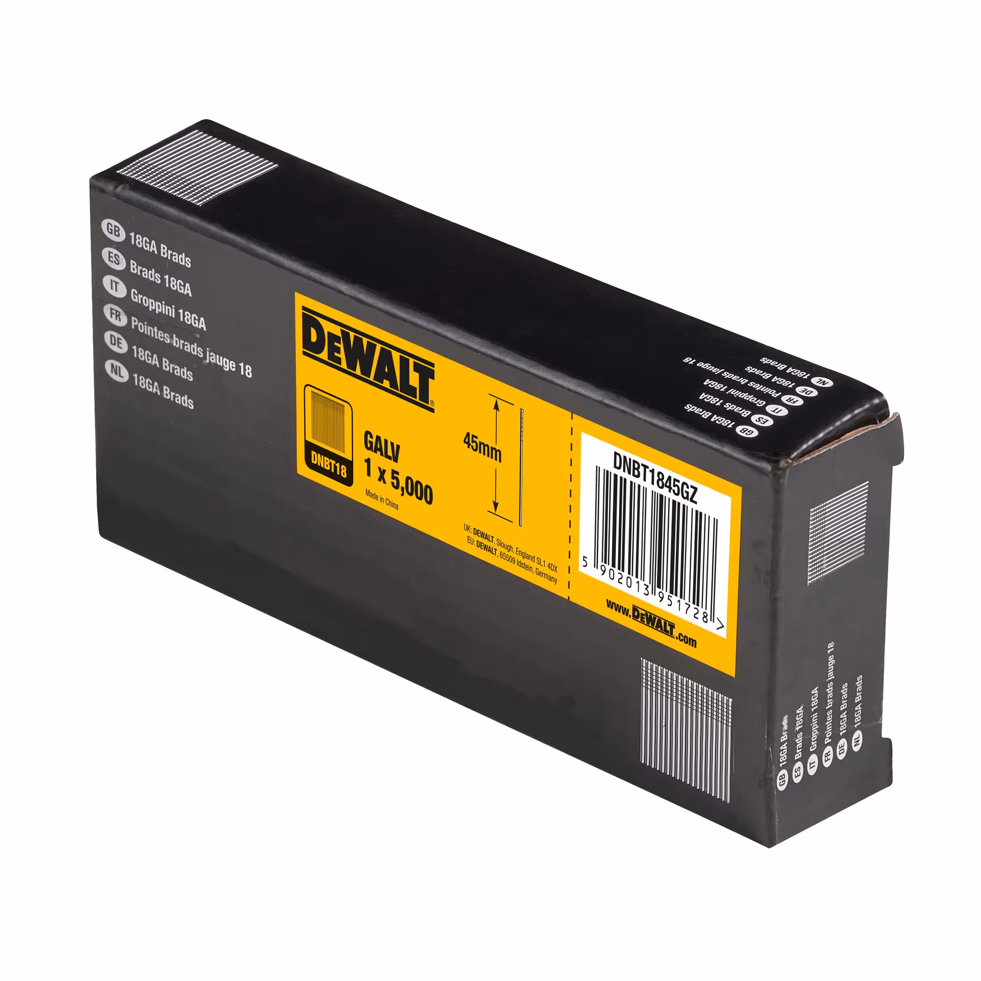Pointes 18Ga 1,02 x 45 mm