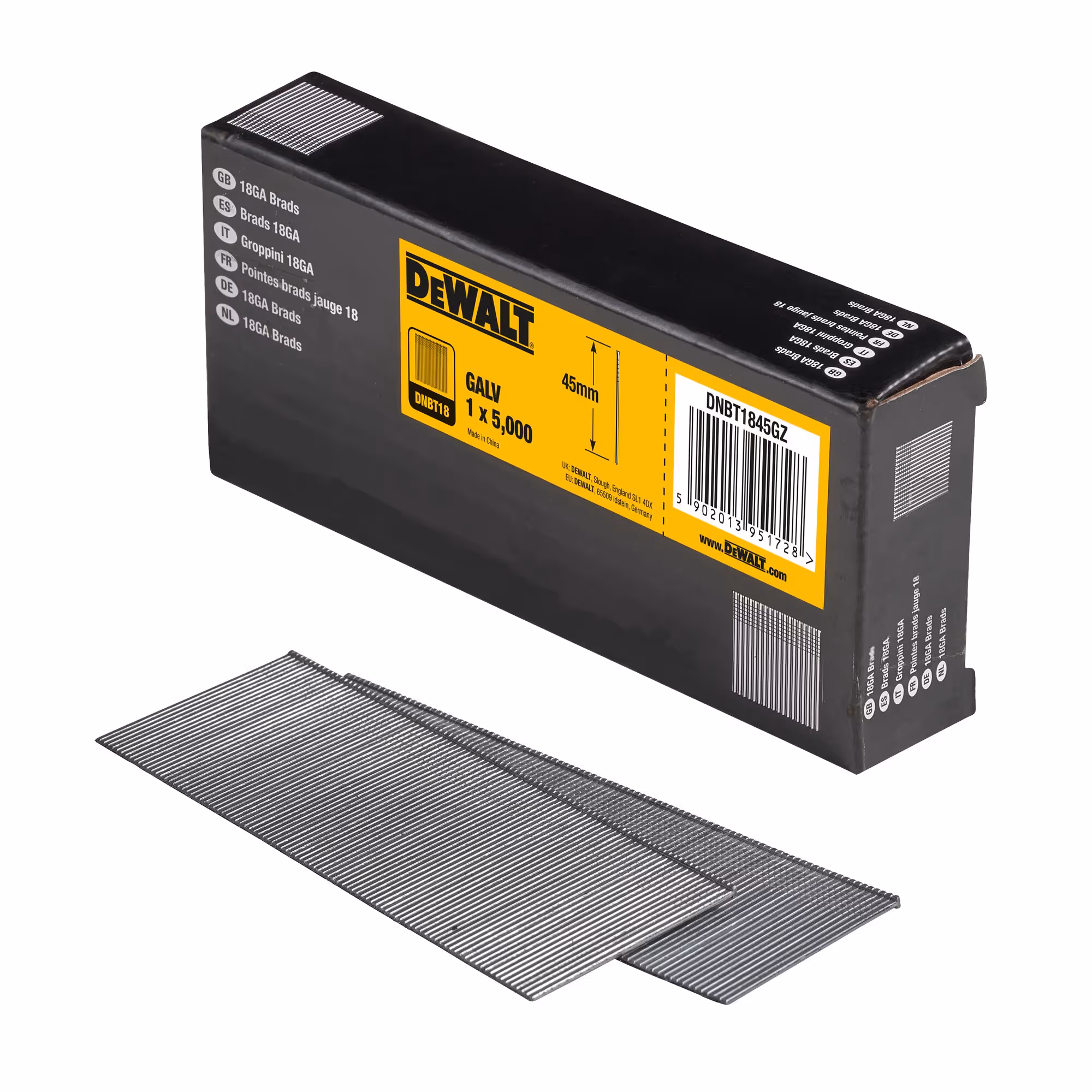 Pointes 18Ga 1,02 x 45 mm
