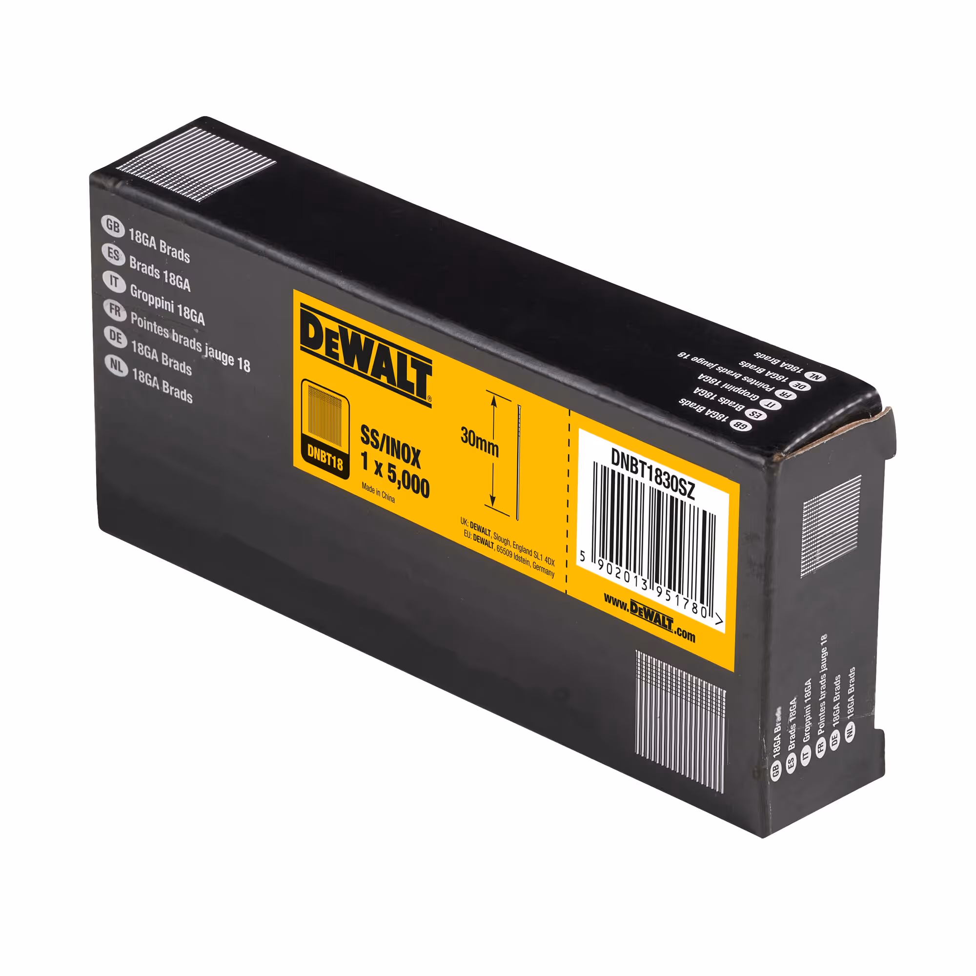 Pointes 18Ga inox 1,02 x 30 mm