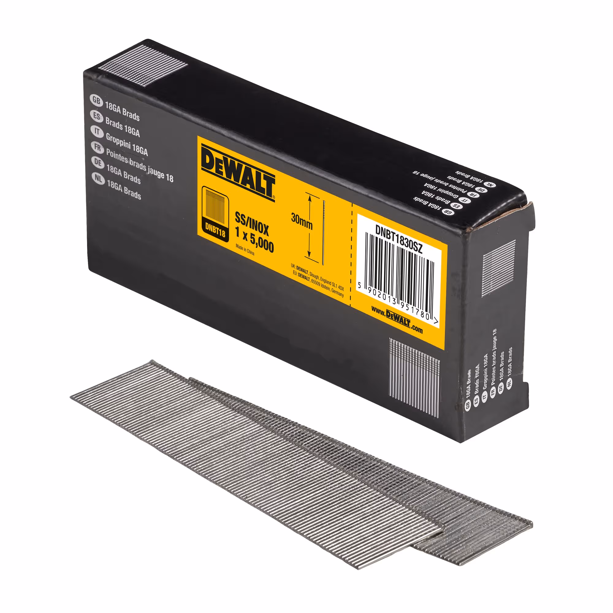 Pointes 18Ga inox 1,02 x 30 mm