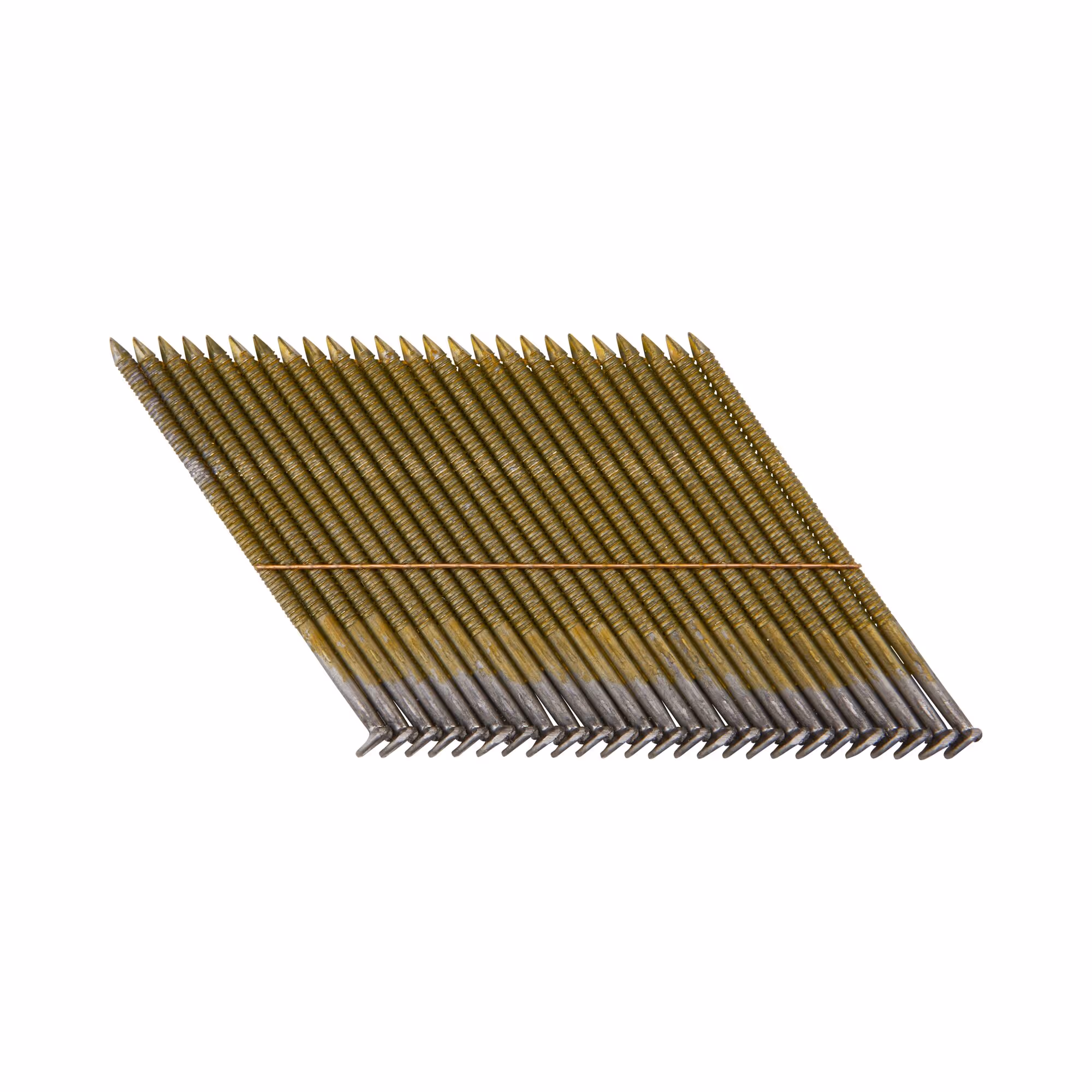 Pointes en bande métal 34° crantées 2,8 x 70 mm