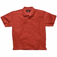 Polo rouge ts 65% poly/35%coton