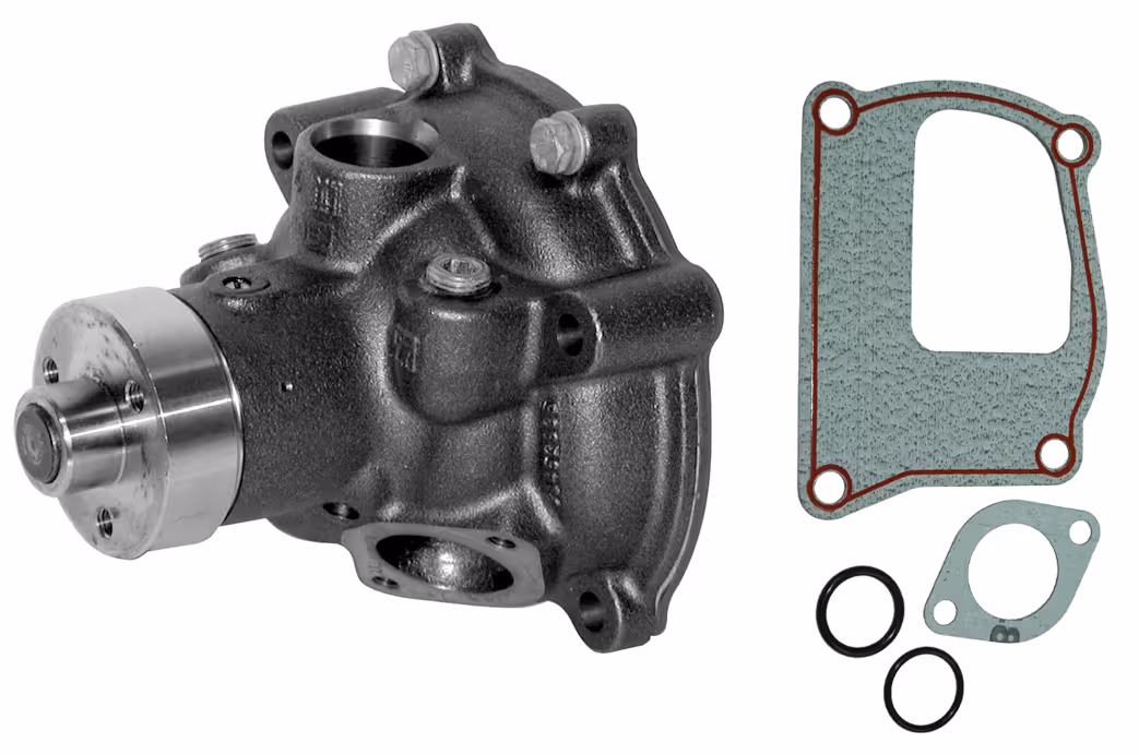 Pompe à eau sans poulie. Fiat 504065104 adaptable