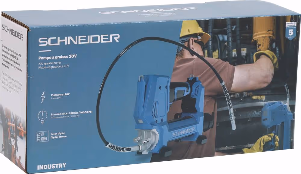 POMPE A GRAISSE 20V 690 BARS SANS BATTERIE SANS CHARGEUR