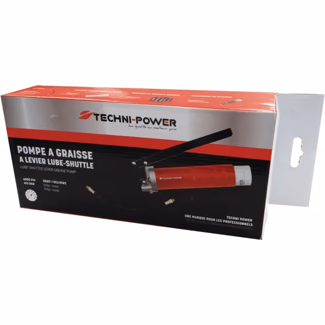 Pompe a graisse a levier pour cartouche visser avec flexible techni-power