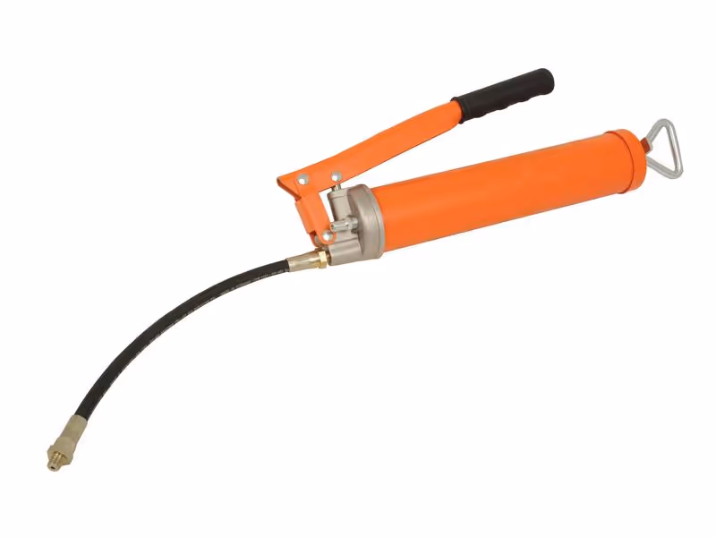 Pompe à graisse avec flexible renforcé et tube rigide - 400g/500ml