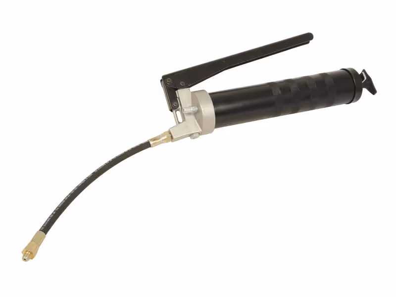 Pompe à graisse avec flexible renforcé et tube rigide - 400g/500ml
